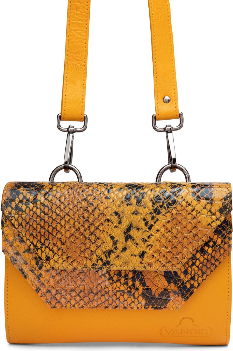 VANOIR PLENTY tas okergeel/croco