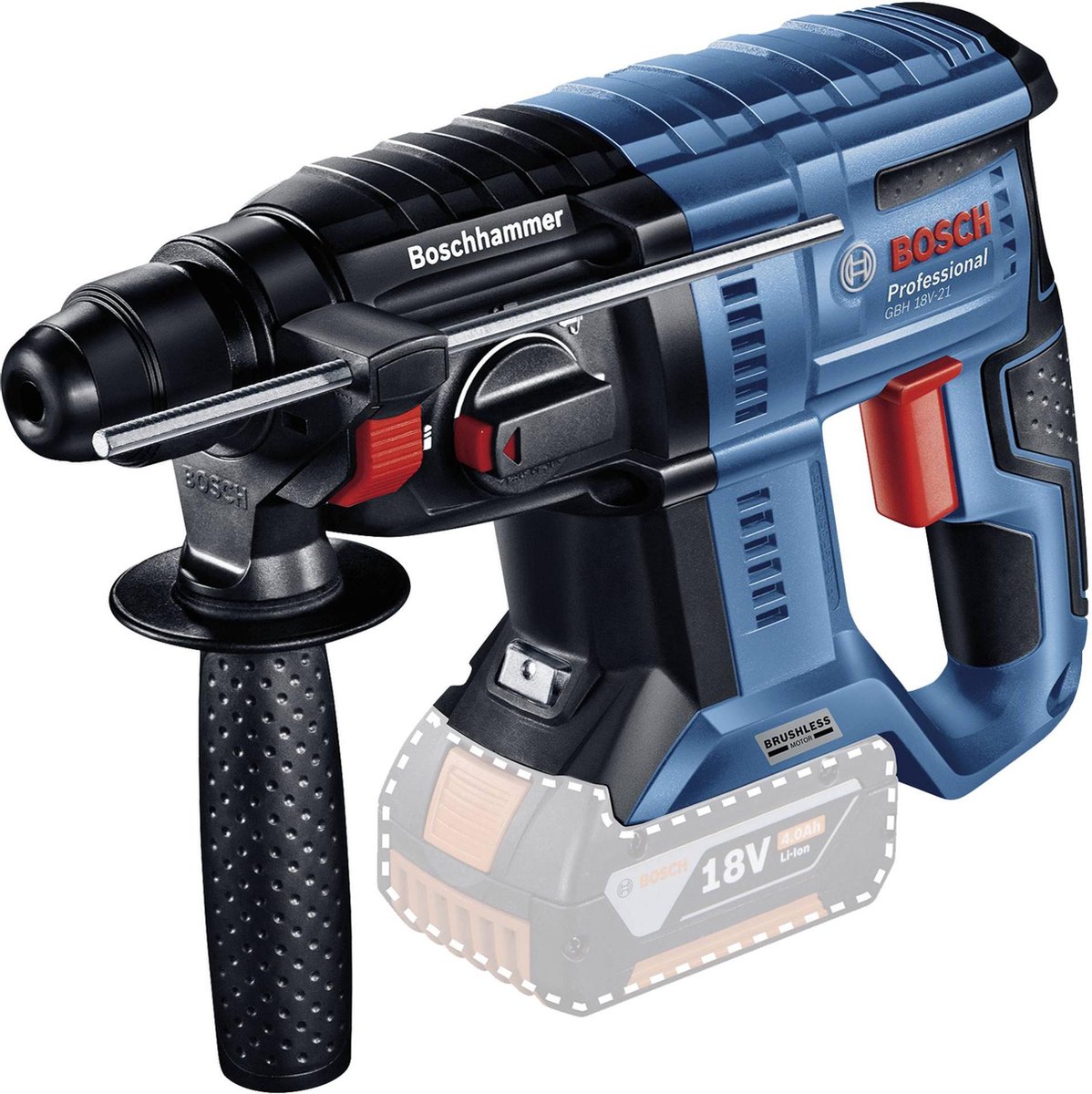 BOSCH CORDLESS HAMMER DRILL GBH SKIN 18V-34 CF - R.C. Manubhai & Co. Pte Ltd - View #8