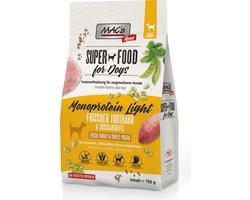 MAC's Superfood Hondenvoer Droogvoer - Mono Senior/Light - 750g - Hondenbrokken