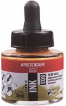 Amsterdam Acrylic Inkt Fles 30 ml Donkergoud 803