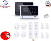 Home-Locking anti dier draadloos smart alarmsysteem wifi,gprs,sms set 20 AC-05