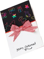 ElvesGifts - Knutsel Kerstkaart - DIY - Zelf maken Knutselpakket - Kerstmis Versiering - Kinderen - 21x15 CM - Incl. Lijm - Volledig pakket - Wenskaarten - Nieuwjaarskaarten - Kids