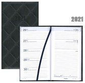 Brepols agenda 2021 - RIVOLI - NOTAVISION - Zwart - Leatherlook - 7d/2p - 6talig - 9 x 16 cm