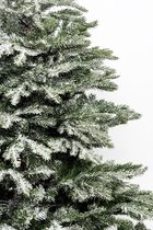 Kunstkerstboom op standaard 210 cm met sneeuw bedekt