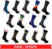 HUKX Naadloze sokken Multipack "Uranus" 14 paar Herensokken maat 41-46
