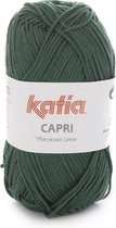 Katia Capri - kleur 156 Flessegroen - 50 gr. = 125 m. - 100% katoen - 5 stuks in verpakking