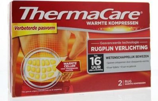 ThermaCare Rugpijn - 2 st - Warmtekompressen - Thermacare