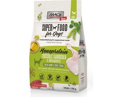 MAC's Superfood Hondenvoer Droogvoer - Hondenbrokken Mono Konijn - 750g