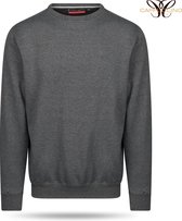 Cappuccino Italia - Heren Sweaters Sweater Antraciet - Grijs - Maat XL