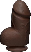 Doc Johnson Fat D - Realistische ULTRASKYN Dildo met Ballen - 15 cm brown