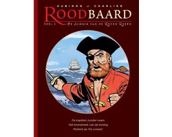 Omslag van Roodbaard, de schrik van de zeven zeeën 2 - De kapitein zonder naam ; Het brandmerk van de koning ; Muiterij op 'De Oceaan'