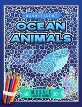 Magnificent Ocean Animals Mosaic Color By Number