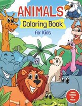 Animals Coloring Book for Kids Ages 4-8