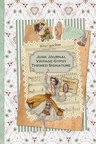 Junk Journal No-Sew Signature- Junk Journal Vintage Gypsy Themed Signature