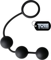 XR Brands - Tom of Finland - Silicone Cock Ring with 3 Weighted Balls