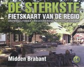Fietskaart van de Nederlandse regio Midden Brabant.
