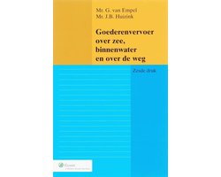 Omslag van Goederenvervoer over zee, binnenwater en over de weg