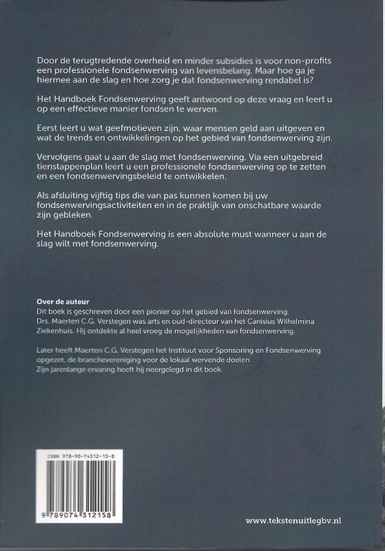 Handboek fondsenwerving