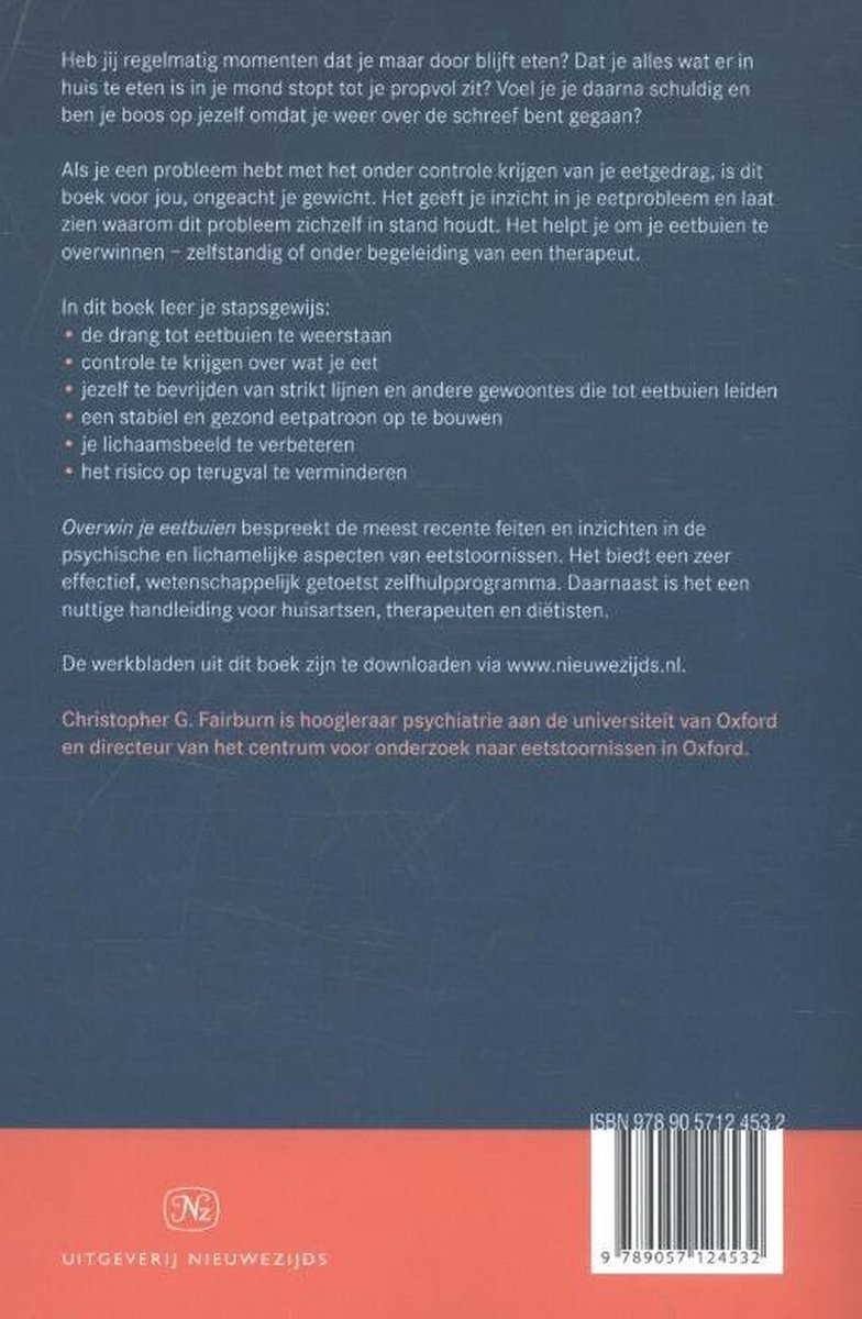 Overwin je eetbuien - back cover