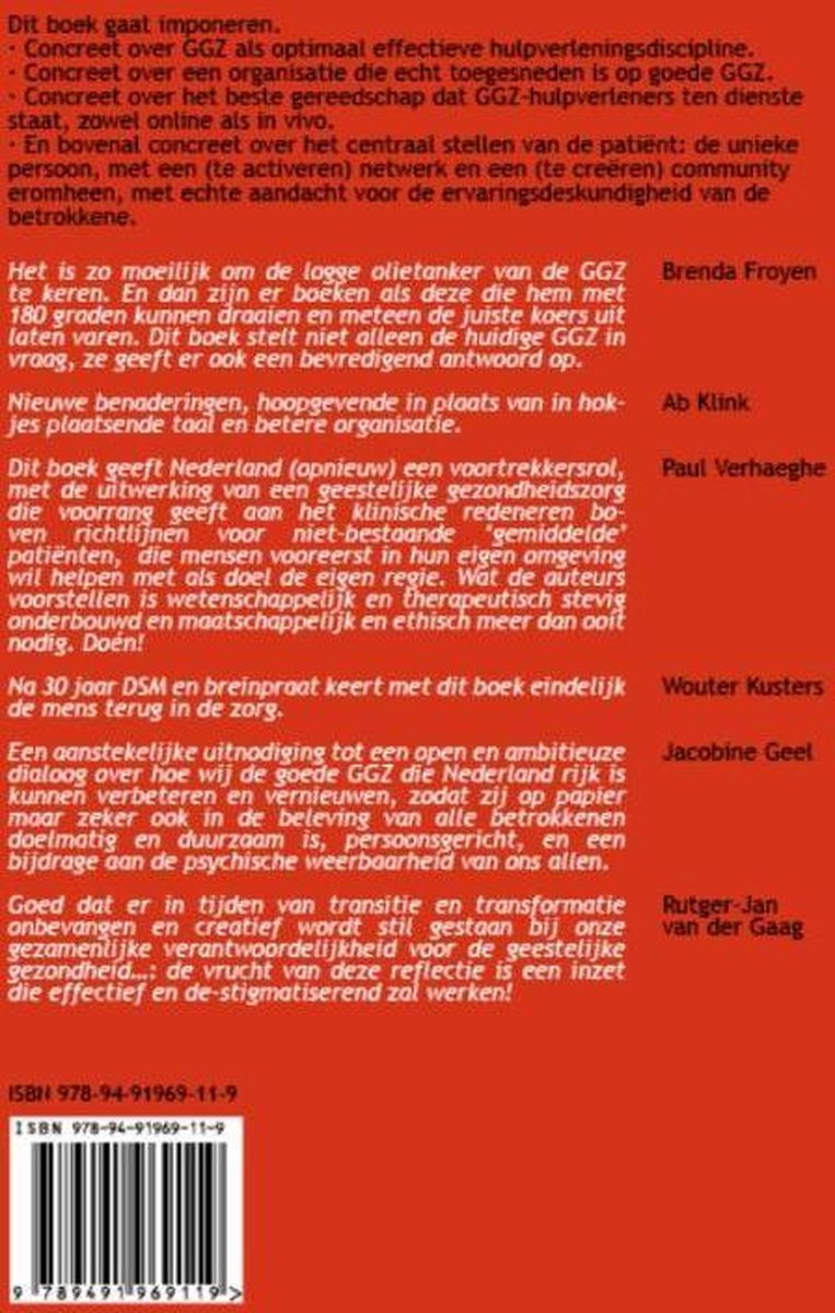Goede GGZ! - back cover