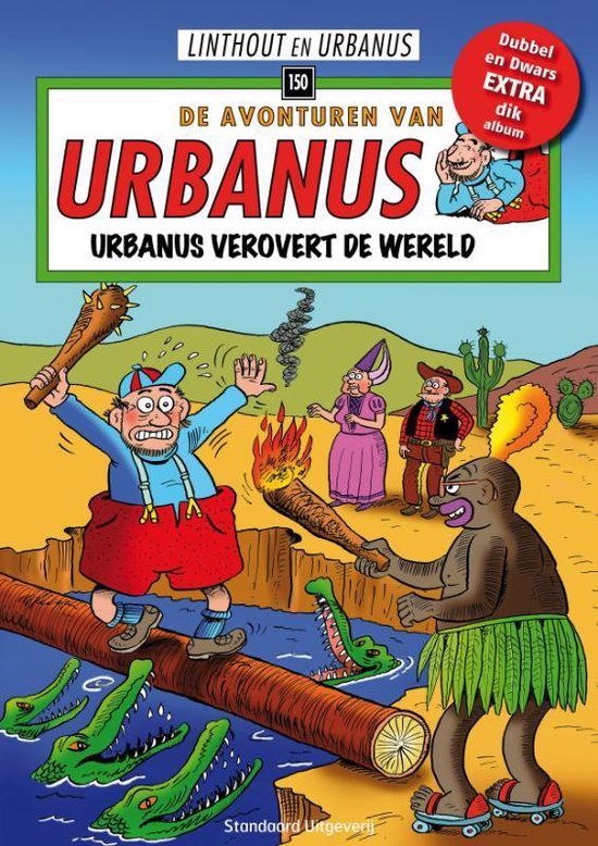Cover van het boek 'Urbanus 150 Urbanus verovert de wereld'