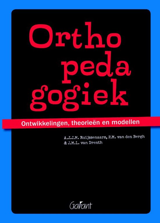 Kop-Serie 32 - Orthopedagogiek.