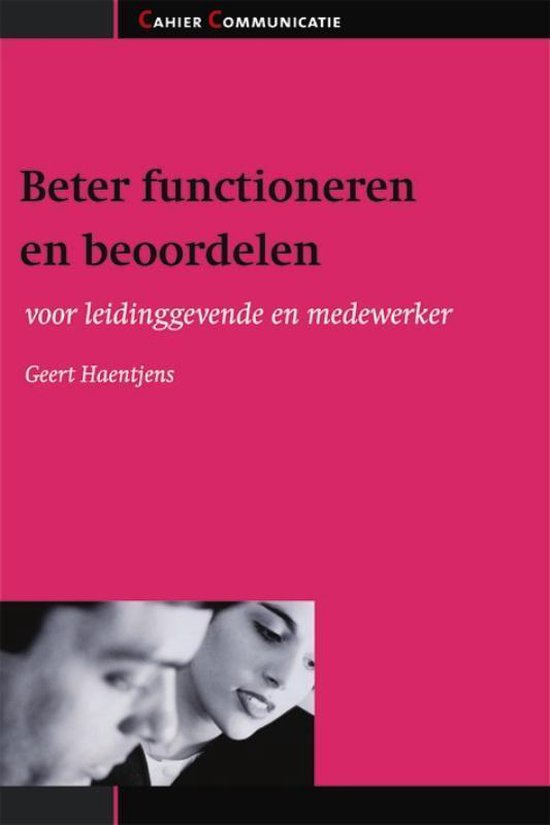 Cover van het boek 'Beter functioneren en beoordelen' van Geert Haentjes