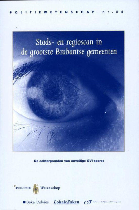 Cover van het boek 'Stads- en regioscan in de grootste Brabantse gemeenten / druk 1'