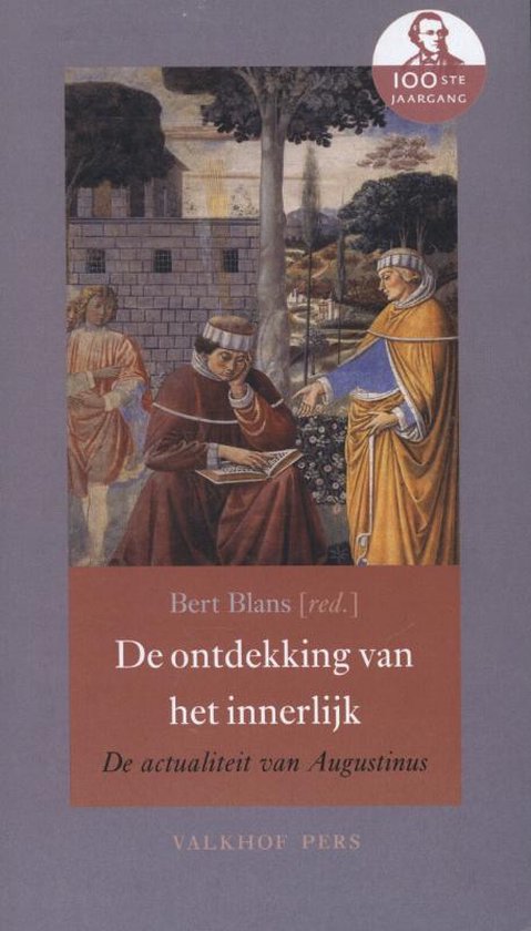 Boekomslag met titel 'De ontdekking van het innerlijk', en een schilderij van mannen in gewaden.