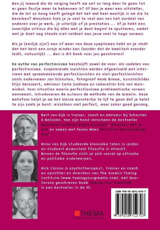 De mythe van 1 - De mythe van perfectionisme