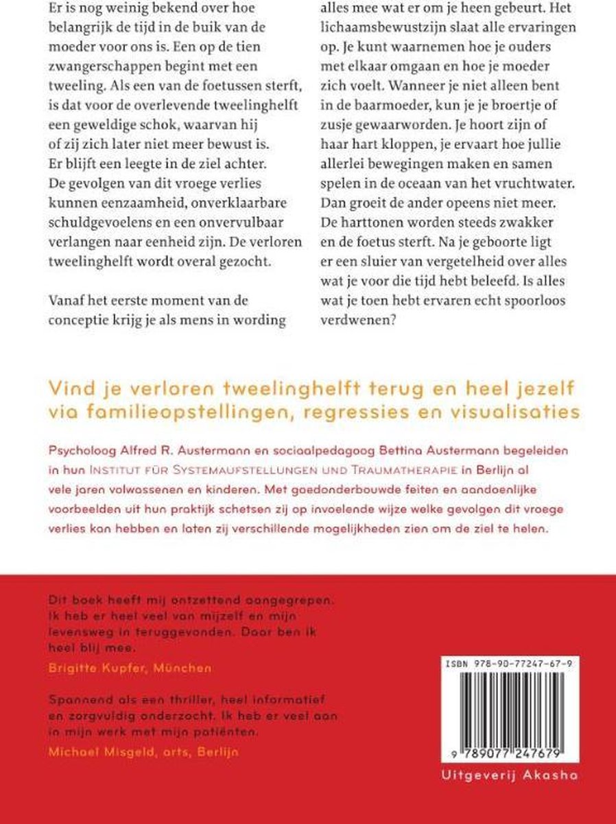 Het drama in de moederschoot - back cover