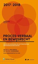 Zakboek proces-verbaal en bewijsrecht 2017-2018