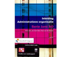 Omslag van Inleiding administratieve organisatie