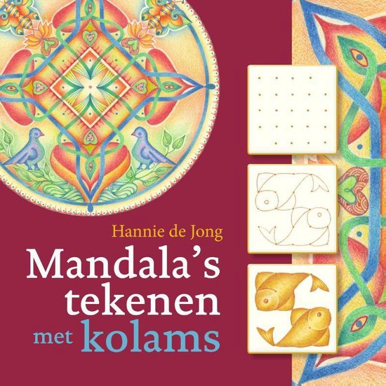 Cover van het boek 'Mandala's tekenen met kolams' van Hannie de Jong