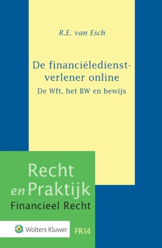De financiëledienstverlener online - cover