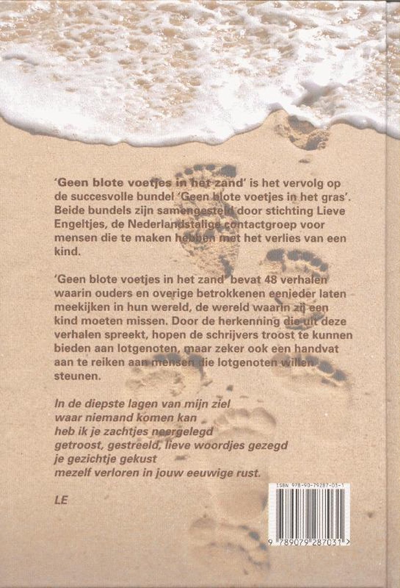 Geen blote voetjes in het zand - back cover