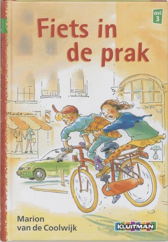Cover van het boek 'Fiets in de prak' van Marion van de Coolwijk