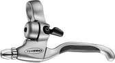 Tektro cl535 remgrepenset met bel 4-vinger zilver op kaart