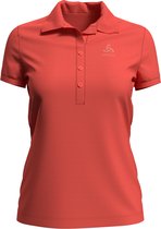 Odlo Concord Poloshirt Dames, hot coral (2020)