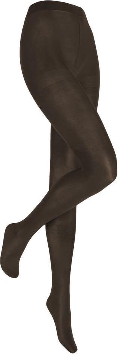 Pretty Polly Panty - Dikke -Opaque - Super Soft - 60 Den. - S/M - Chocolate - 2 Paar - Voordeelverpakking