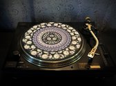 TIME TRAVELER 2 Felt Zoetrope Turntable Slipmat 12" - Premium slip mat – Platenspeler - for Vinyl LP Record Player - DJing - Audiophile - Original art Design - Psychedelic Art