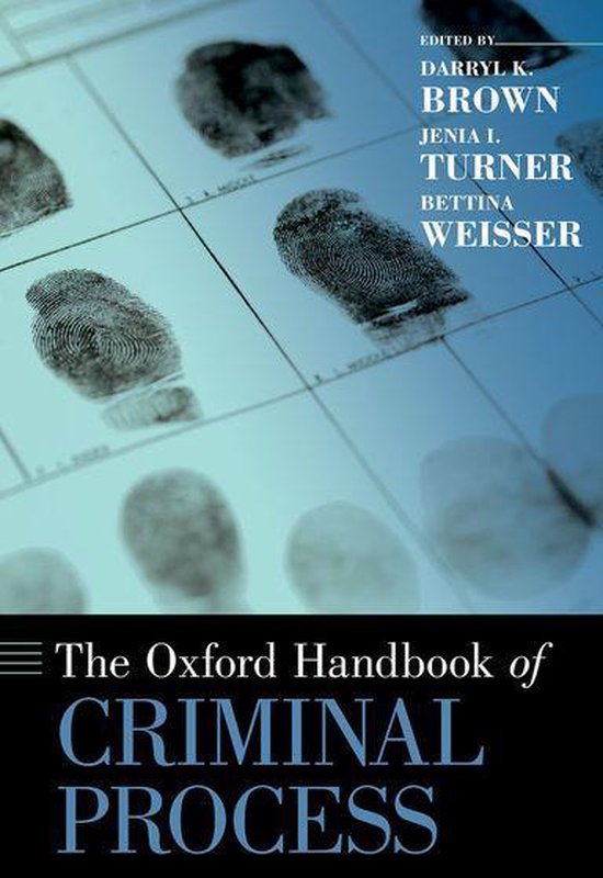Oxford Handbooks - The Oxford Handbook of Criminal Process - cover