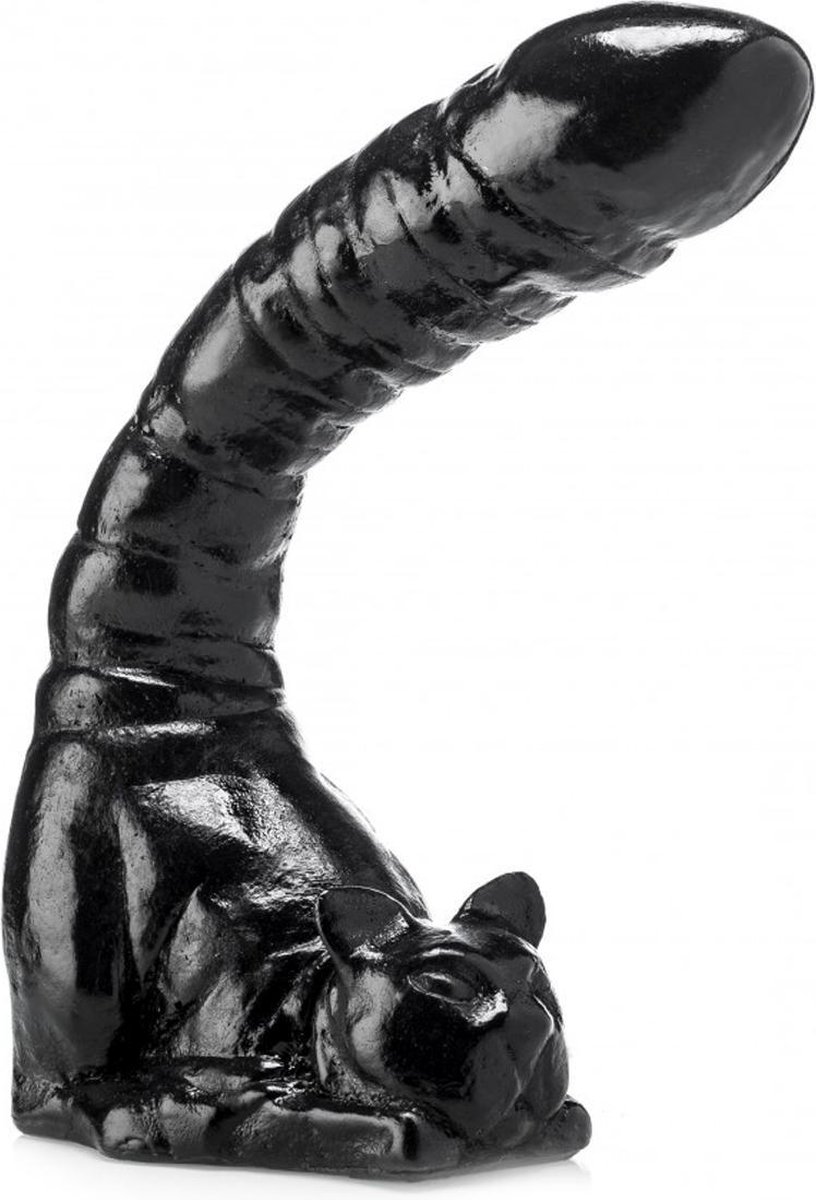 Kiotos Monstar - Tomkat - Dildo - 43 x 10 cm - Zwart
