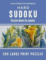 Hard Sudoku Puzzle Book for Adults