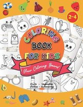 Coloring book for kids: Easy and Big Coloring Books for Toddlers