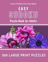 Easy Sudoku Puzzle Book for Adults