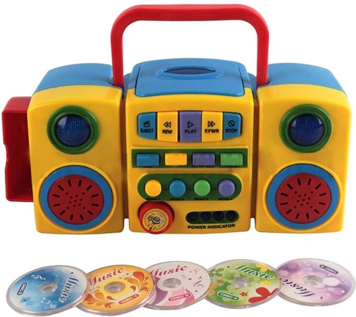 Kids Radio/CD-speler - Educatief speelgoed - Leren en plezier - Kinder  Radio CD speler | bol.com