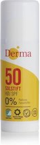 Derma Eco Sun SPF 50 Zonnebrand Stick - 15 ML - Hoge Bescherming - Zonverzorging - Natuurlijke Ingrediënten