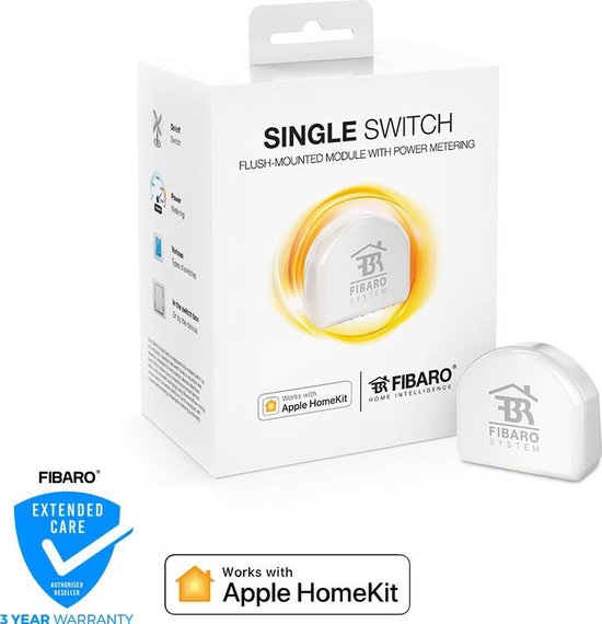 FIBARO Single Switch - Fonctionne uniquement avec Apple Homekit