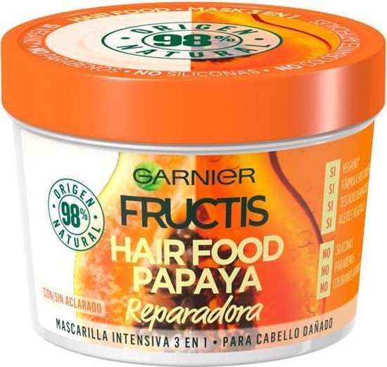 Garnier Fructis Papaya Hair Food Regenerating Hair Mask Damaged 390Ml